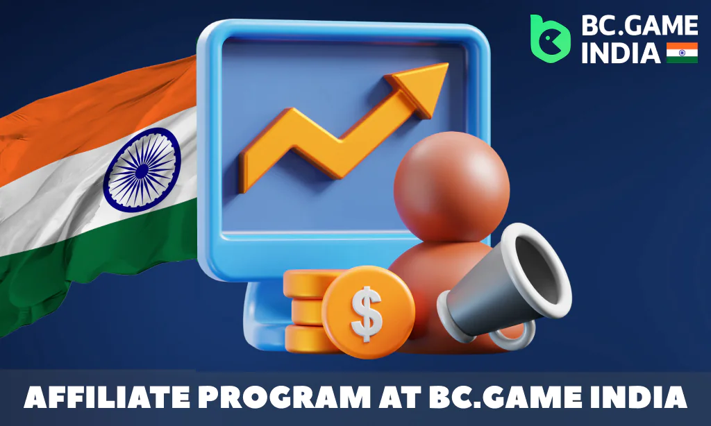 BC.GAME India has created an affiliate program that will help you make a profit